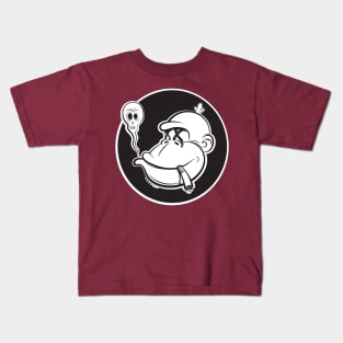 Smoking Monkey Kids T-Shirt